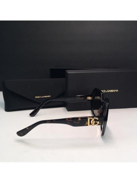 New Auth Dolce & Gabbana  DG 4406 Havana Geometric Sunglasses main image 11